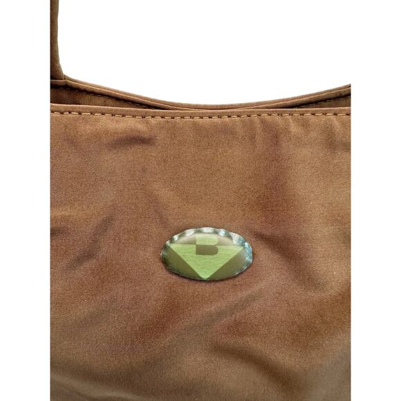 Bottega Veneta Brown Nylon Mini Bag with Mirror - Picture 6 of 16